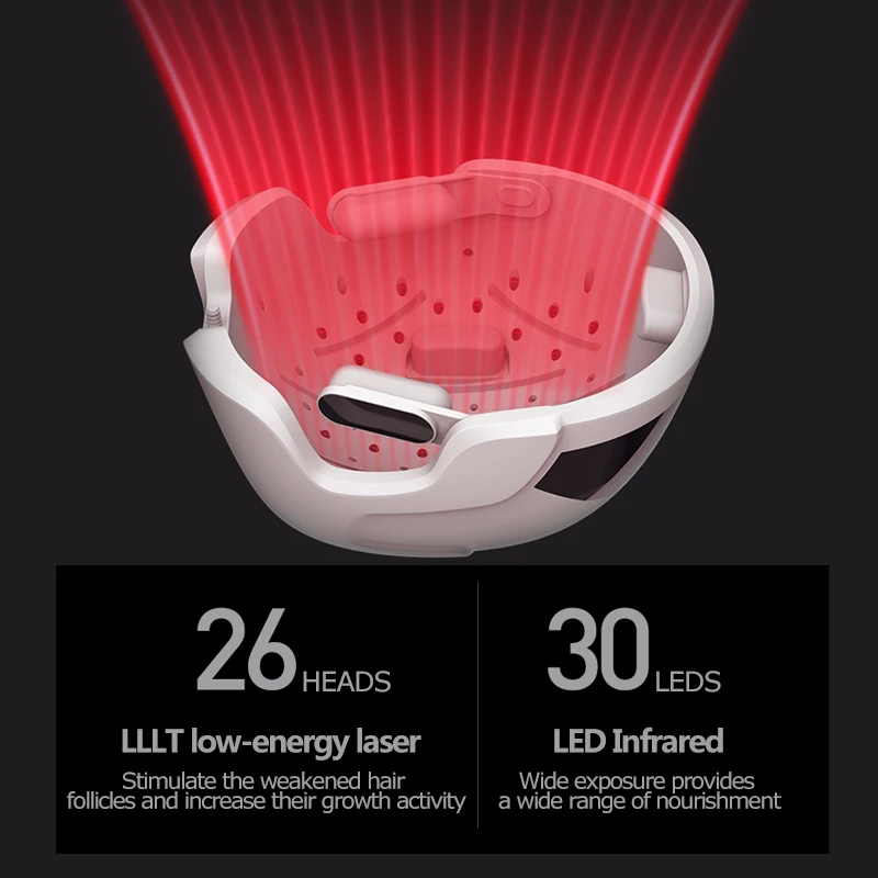 Лазерный шлем для роста волос CE терапия FCC стимуляция волосяного фолликула