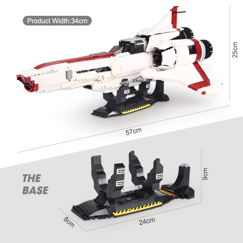 MOC9424 battlestar Galactica MOC Colonial Viper MKII fit технологические строительные блоки кирпичи детские игрушки