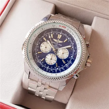 

2020 Breitling Luxury Brand Wristwatch Mens and Woman Watches Mechanical Watch with Steel Strap relojes hombre automatic19