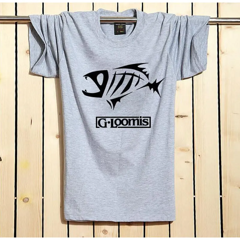 

External-Route Fishing chui diao fu Households Summer Sub-Fishing Sun-resistant Breathable T-shirt Fish Bones 50 Yuan Men's Pure