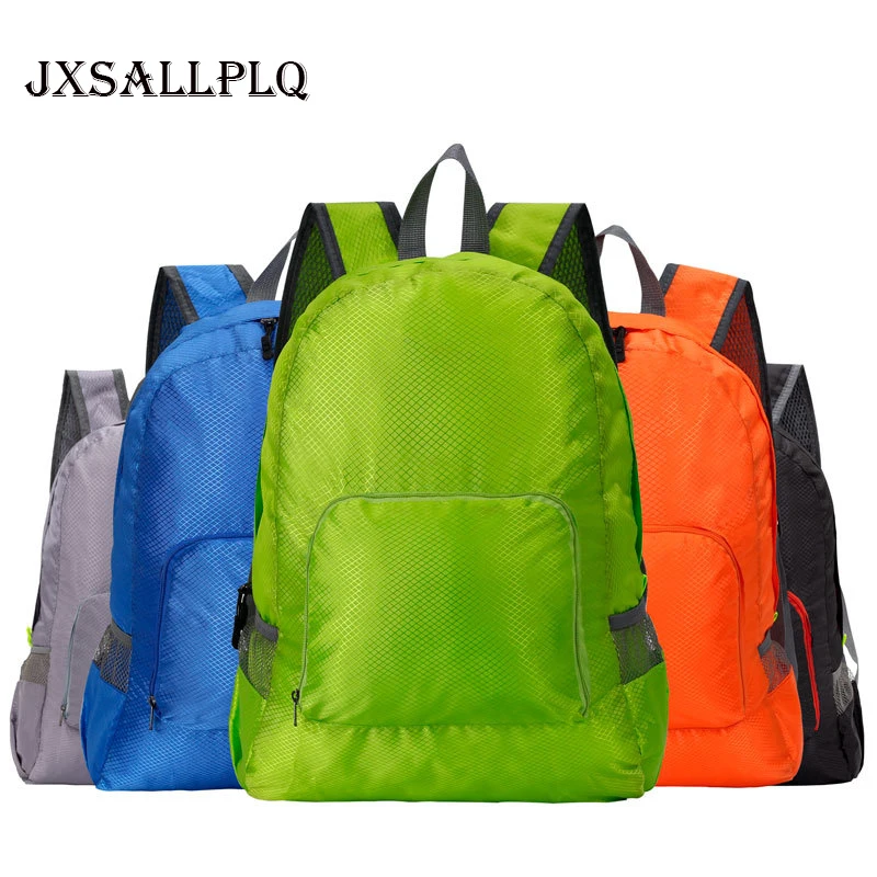 

JXSSLLPLQ 20L Lightweight Collapsible Waterproof Backpack Custom LOGO Travel Camping Hiking Bag Backpack Outdoor Riding Backpack