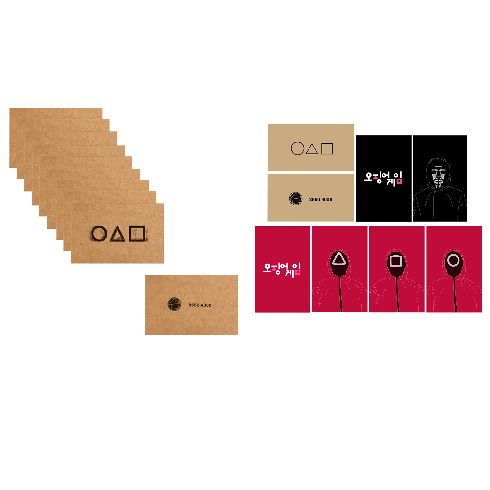 10枚の四角いゲームの招待状 名刺ゲーム グリーティングカード 結婚式用 カードゲーム Aliexpress