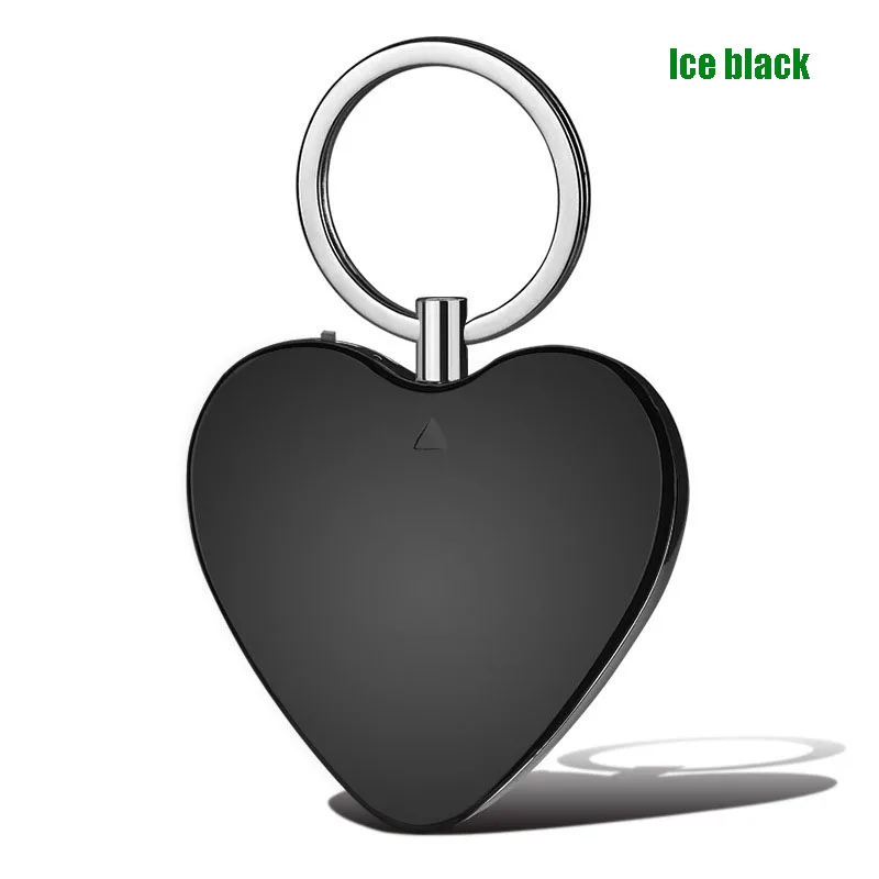 Подвеска в форме сердца, usb зарядка, Электронная зажигалка, оригинальные металлические зажигалки для сигарет, креативный подарок на заказ - Цвет: Ice black