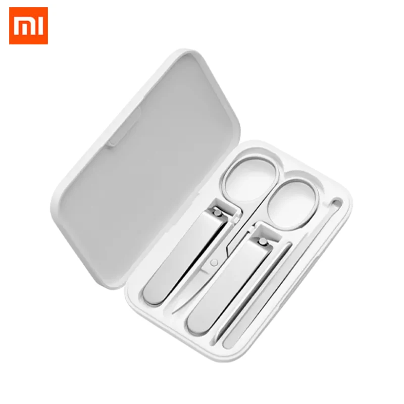 

Xiaomi Mijia Nail Clippers 5pcs Set Stainless Steel Clippers Earpick Nail File Professional Manicure tools