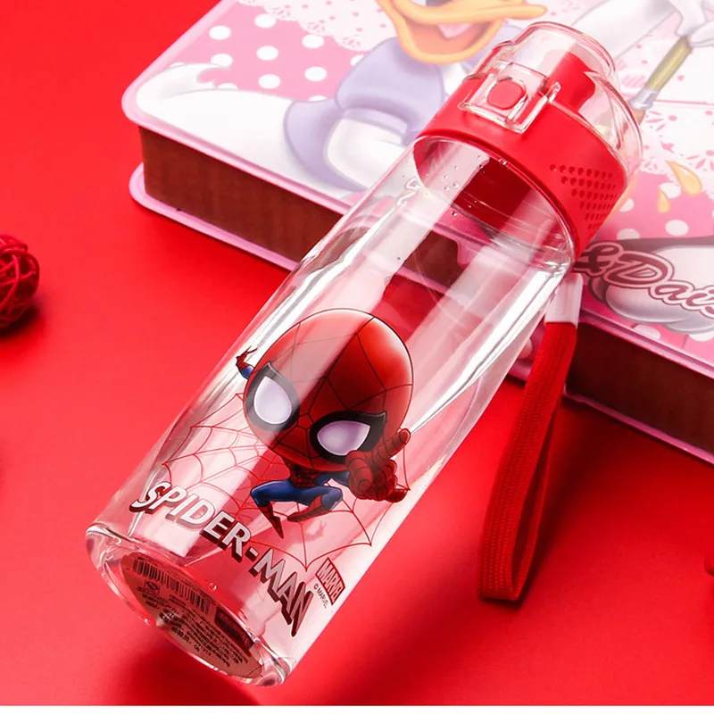 Red Spider Подарочная бутылка для воды 500 мл спортивные детские Студенческие герметичные фирменные Бутылочки для напитков - Цвет: Red Spider