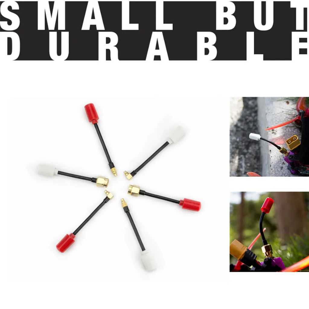 EMAX Nano 5,8G FPV антенна RHCP/LHCP 50 мм SMA/MMCX угол для Радиоуправляемый fpv-дрон