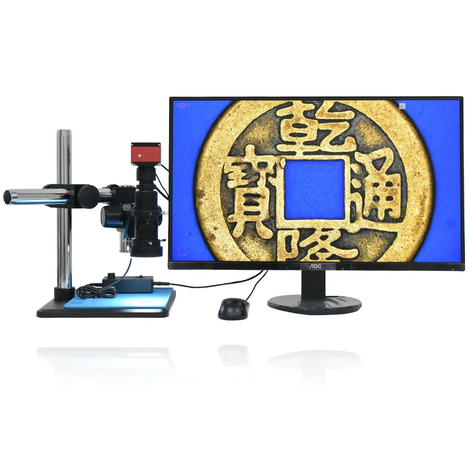 Датчик Sony IMX342 Full HD 4K 1080P электронный видеоизмерительный микроскоп с полным