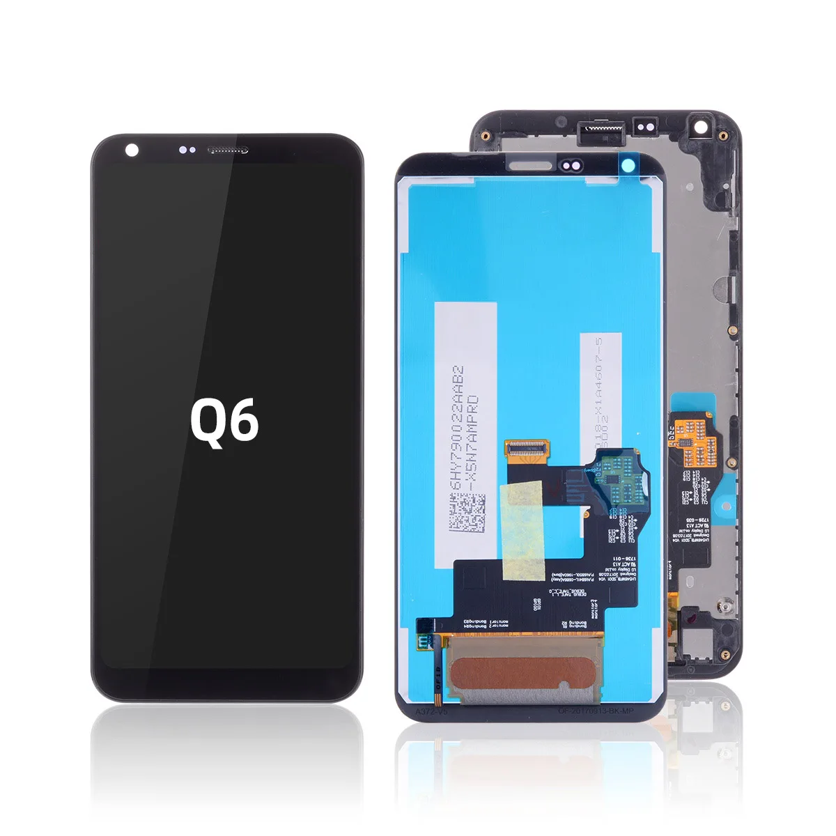 Для LG Q6 lcd M700 M700A дисплей с кодирующий преобразователь сенсорного экрана в сборе