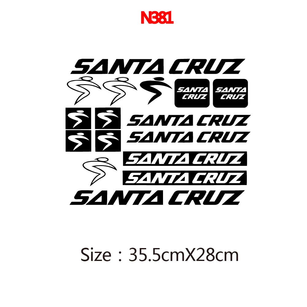 Наклейка на раму велосипеда Santa cruz велосипедные аксессуары Бесплатная доставка