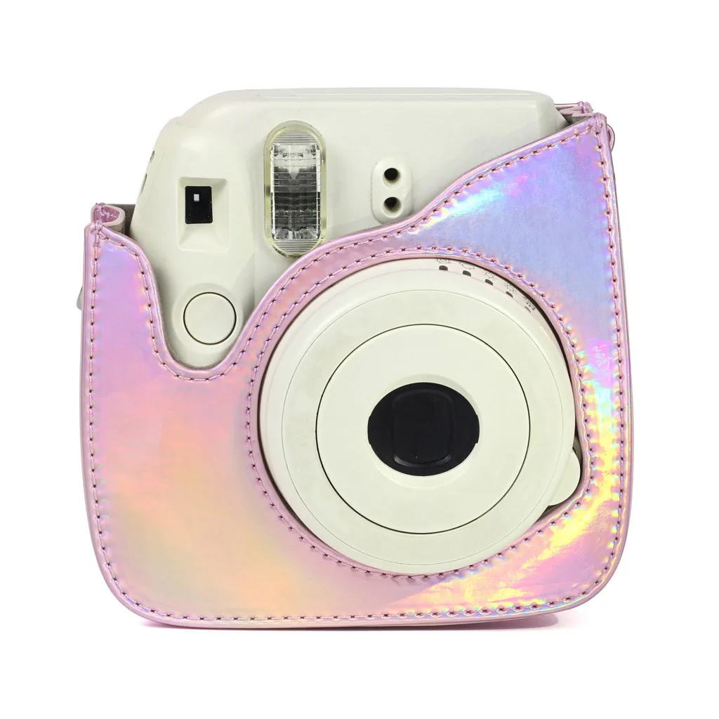 Защитный чехол для камеры Instax Mini, чехол из искусственной кожи с плечевым ремнем для камеры Instax Mini 9 Mini 8 Mini 8+ мгновенная пленка