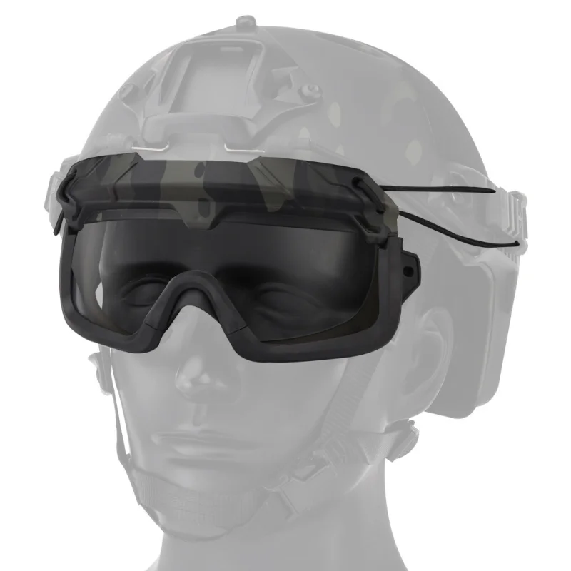 Тактические военные) страйкбольные охотничьи очки, очки для стрельбы, ветрозащитные очки Wargame, шлем, очки для пейнтбола, защита глаз - Цвет: YZ1380BCP