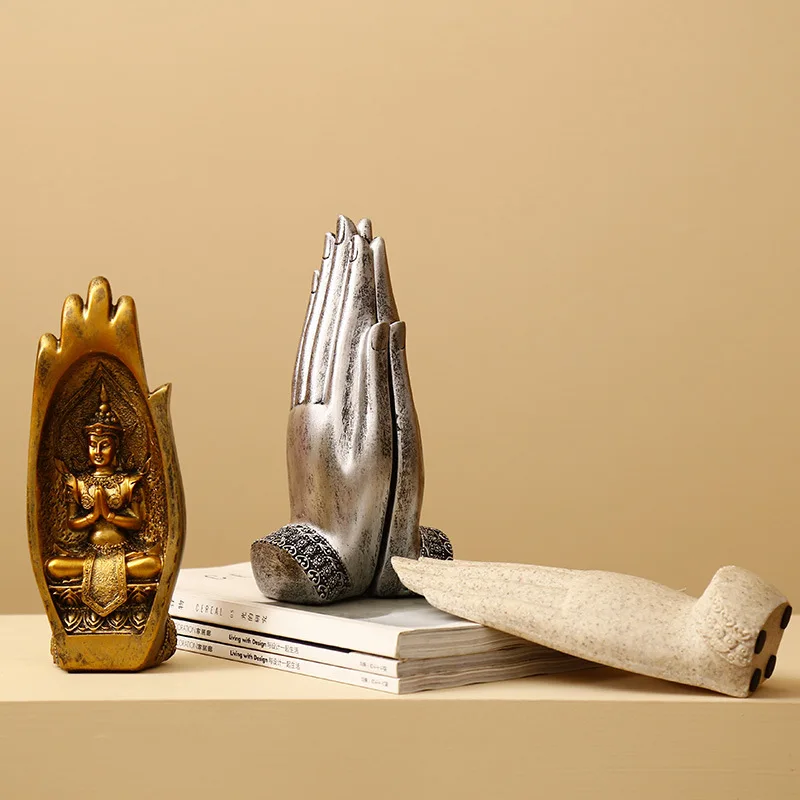 2 шт./компл. статуя Будды монах статуэтка тафагата Индия Йога мандалы скульптуры