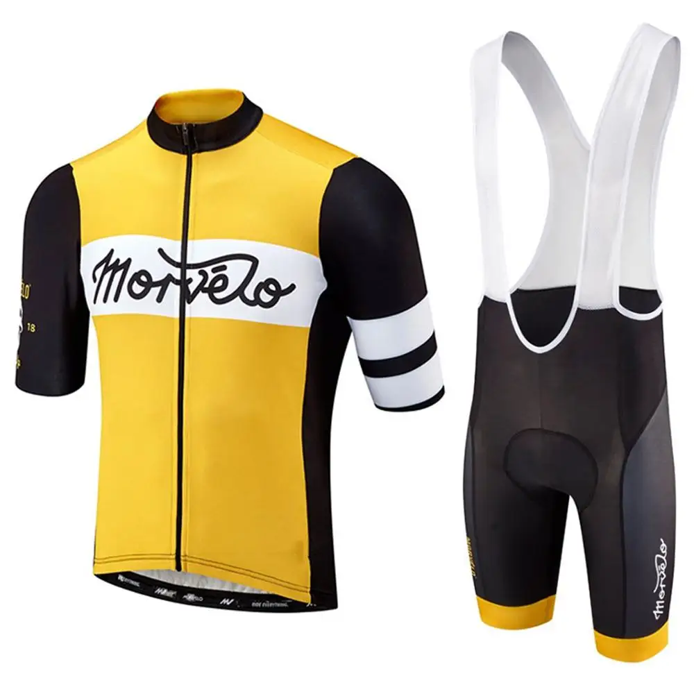 Short sleeve Set 2 Morvelo Ropa Ciclismo летняя команда майки для велоспорта Radfahren Ciclismo Speciall Uci персонализированная одежда на заказ - Цвет: Short sleeve Set 2