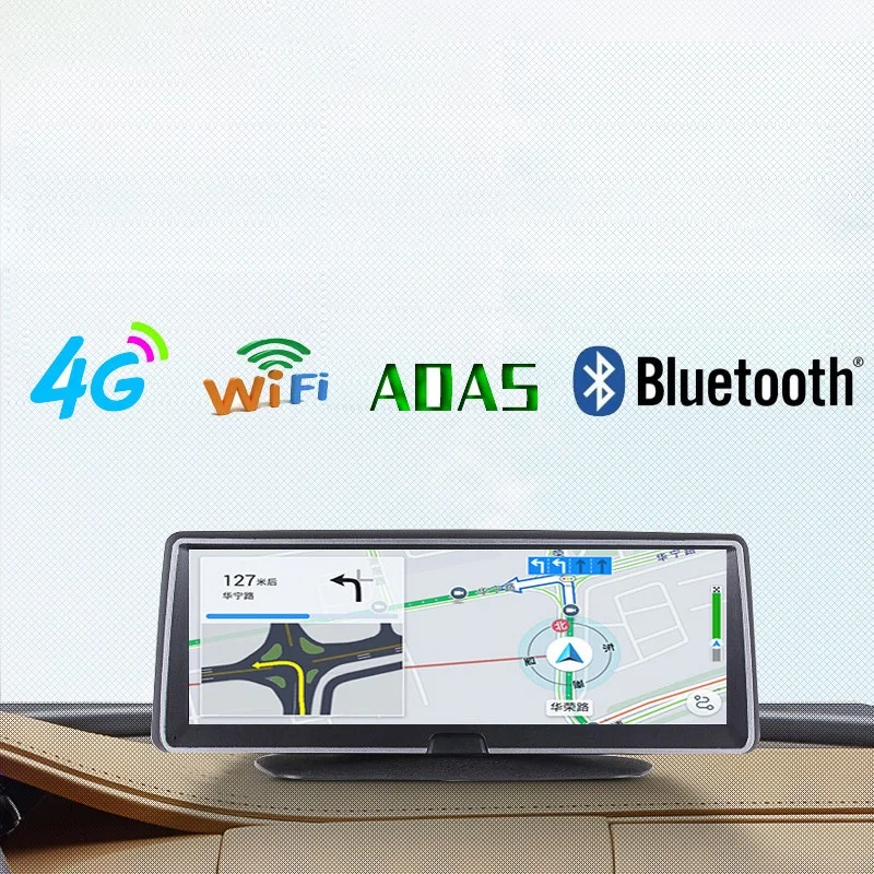 Автомобильный регистратор 8 дюймов, автомобильная dvr камера, Android 4G DVR, gps навигатор, Автомобильный регистратор ADAS, 1080 P, HD видеорегистратор, камера заднего вида с ночным видением
