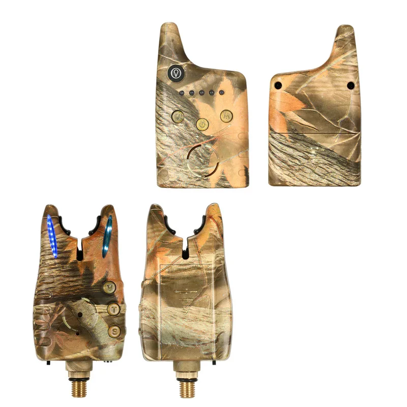 Cross Border Jing Yi JY-57 Camouflage Wireless Electronic Fish Bite Alarm 8led Library Fishing Casting Rods Foreign Trade Wholes