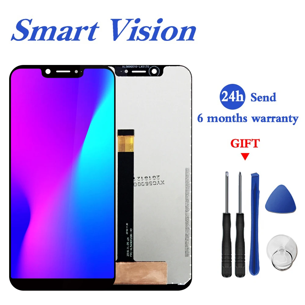 ЖК дисплей для UMI Umidigi A3 pro кодирующий преобразователь сенсорного экрана в сборе