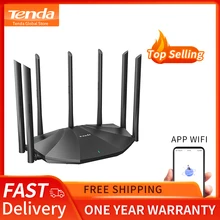 Tenda AC23/AC11 гигабитный двухдиапазонный 2,4 ГГц 5,0 ГГц 12AC Беспроводной Wi-Fi роутер ретранслятор Wi-Fi 5*6 дБи антенны с высоким коэффициентом усиления более широкое покрытие Tenda AC23/AC11 гигабитный двухдиапазонный 2,4 ГГц 5,0 ГГц 12AC Беспроводной Wi-Fi роутер ретранслятор Wi-Fi 5*6 дБи антенны с высоким коэффициентом усиления более широкое покрытие
