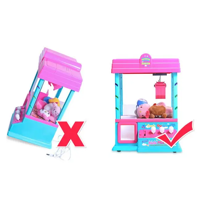 Claw Arcade Game Candy Dispenser for Kids Mini Toy Vending Machine with Sounds Birthday & Christmas Gifts 4