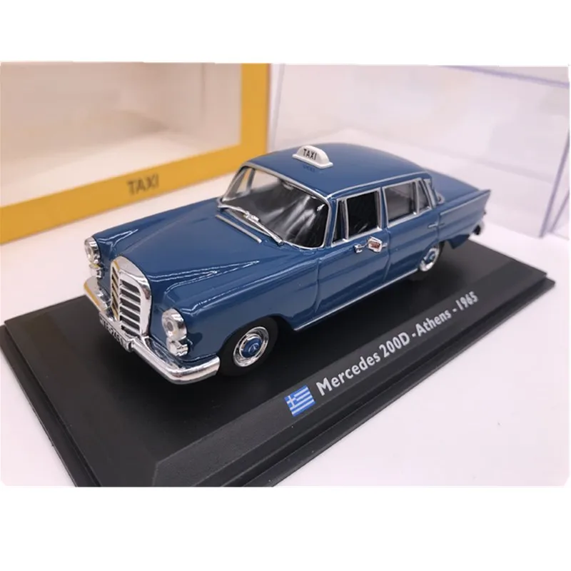 Новый LEO 1/43 весы mercedes 200D Афин такси автомобиль из литого металла модель игрушки