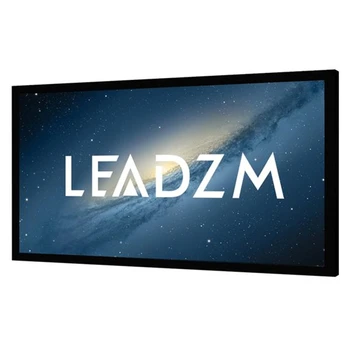 

SOONHUA 100 Inch Fixed Frame Reflective Fabric Projection Screen 16:9 Ultra HD 3D Ready Movie Projector Screen For Home Theater