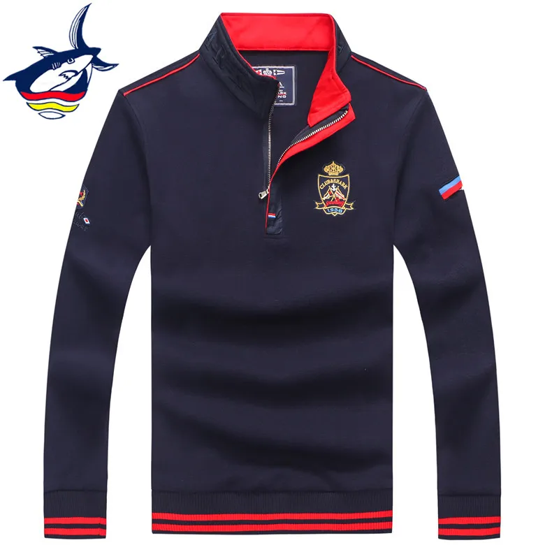#Special Offers Tace & Shark Men's Pullover High Quality brand Sweater for men fashion European Style letter Embroidery Autumn/Winter Sweaters