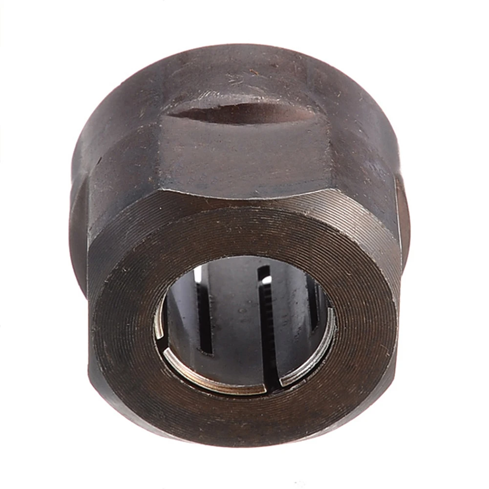 13MM Metal 1/2" Collet Nut Plunge Router Parts For MKt 3612 22.5*27mm  Black mobile woodworking bench