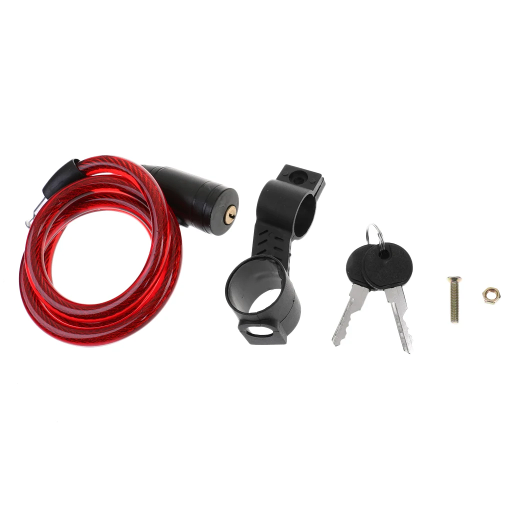 Ключ шкафчик велосипедный Мотор безопасности Горный цикл безопасности кабель замок со стальным проводом
