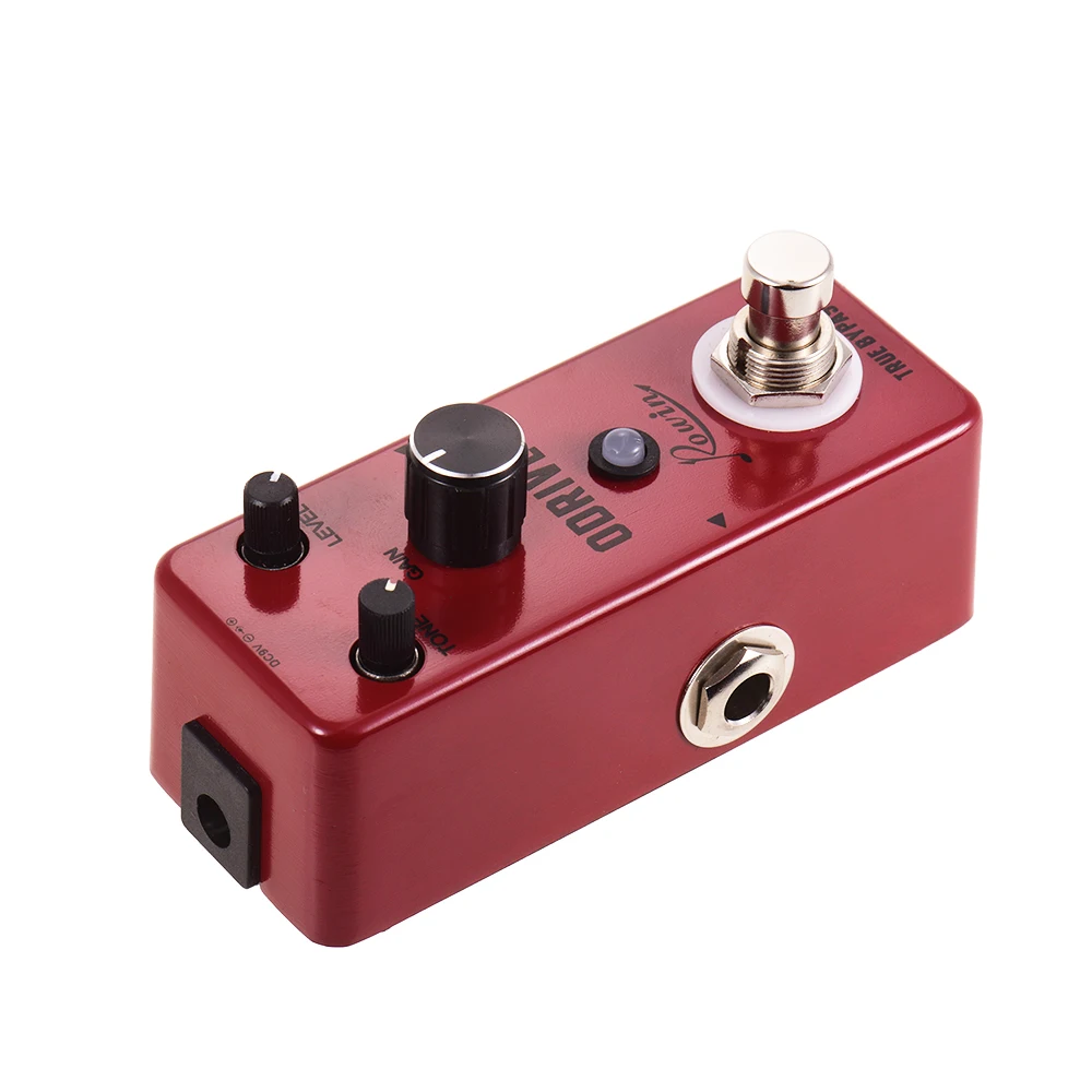 Rowin LEF-302A ODRIVE-I Классический блюз стиль овердрайв для гитары эффект педаль из алюминиевого сплава оболочка истинный обход аксессуары для гитары