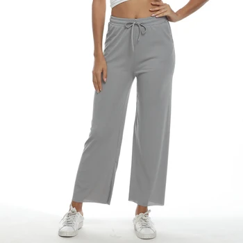 

Solid color Pants Trousers Oversized Women's Ladies Casual Loose High Waist