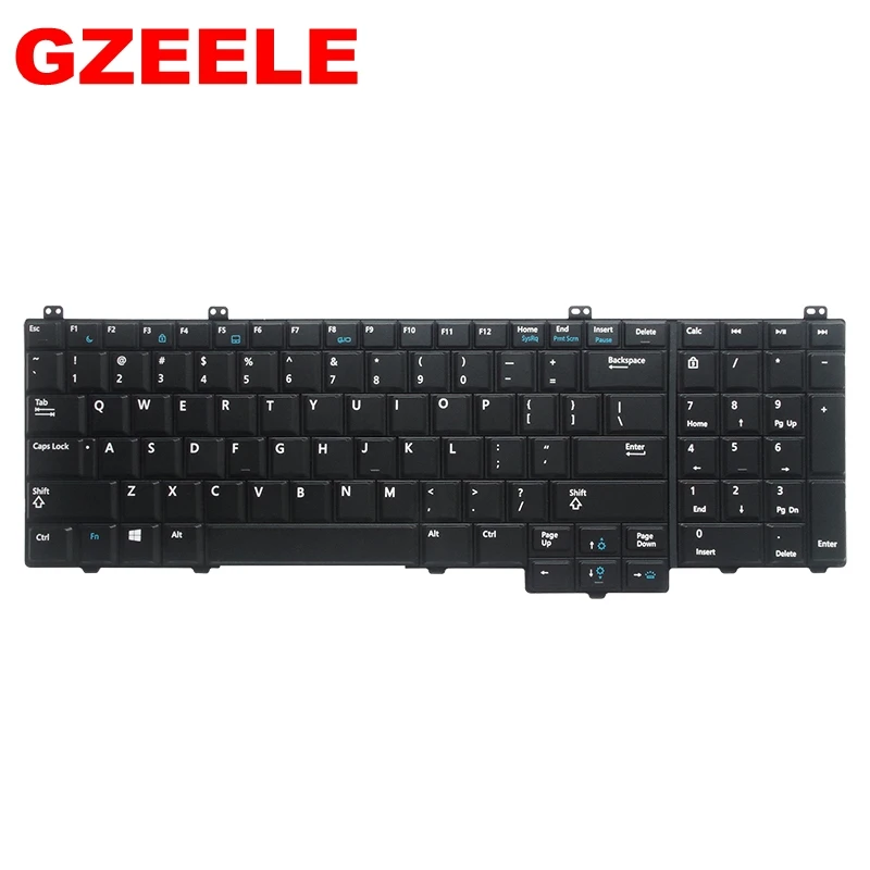 Английская клавиатура для ноутбука DELL e5540 15-5000 клавиатура английская подсветка Макет черный цвет