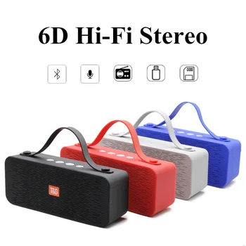 

10W high power TG521 Outdoor waterproof portable stereo wireless Bluetooth speaker car subwoofer support FM radio TF card AUX