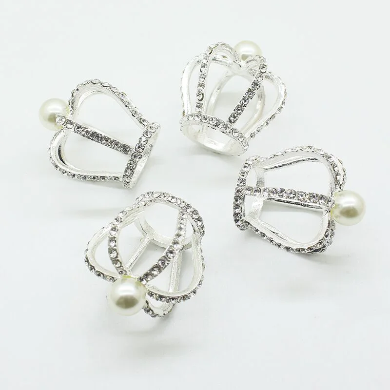 3Pc Mini Crown Crystal Decorative Accessories DIY Clothing Sewing Supplies Embellishment Wedding Party Accessiories Hair Jewelry