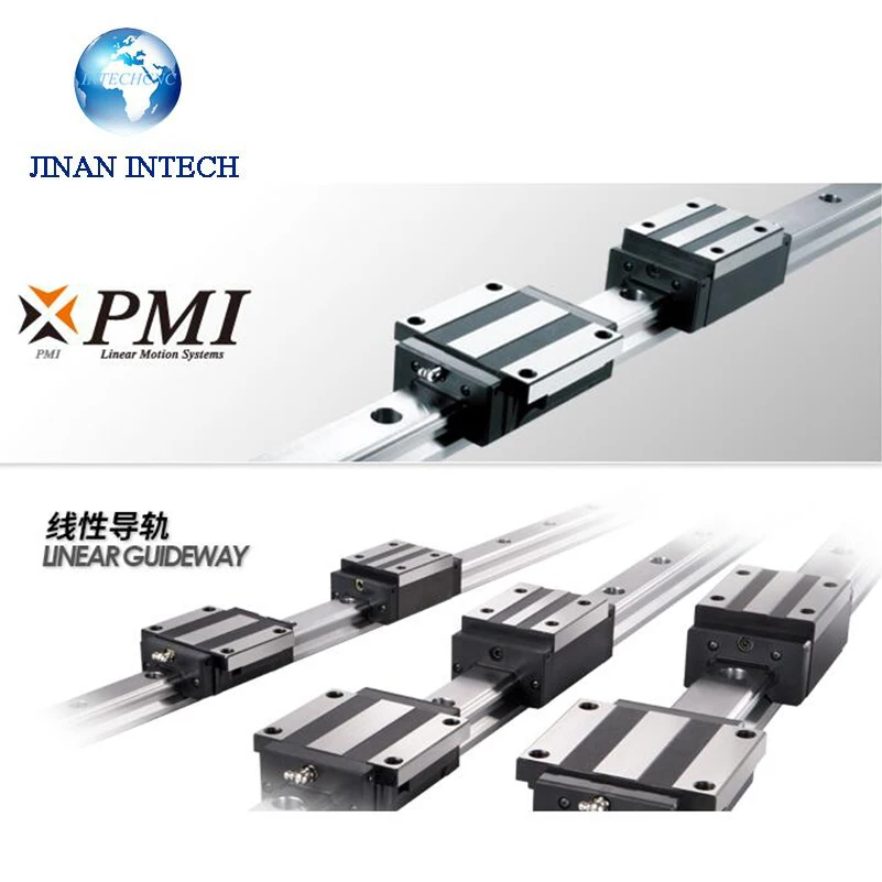 

high precision Rail Slider 20mm Diameter PMI Linear Guideway MSA20A