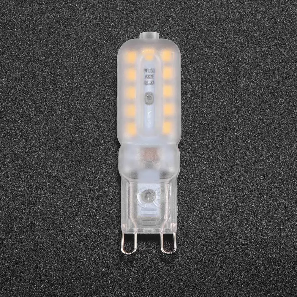 10 шт./лот Светодиодная лампа 8 Вт G9 лампочка AC 220 240 В DC 12 SMD2835 прожектор люстра