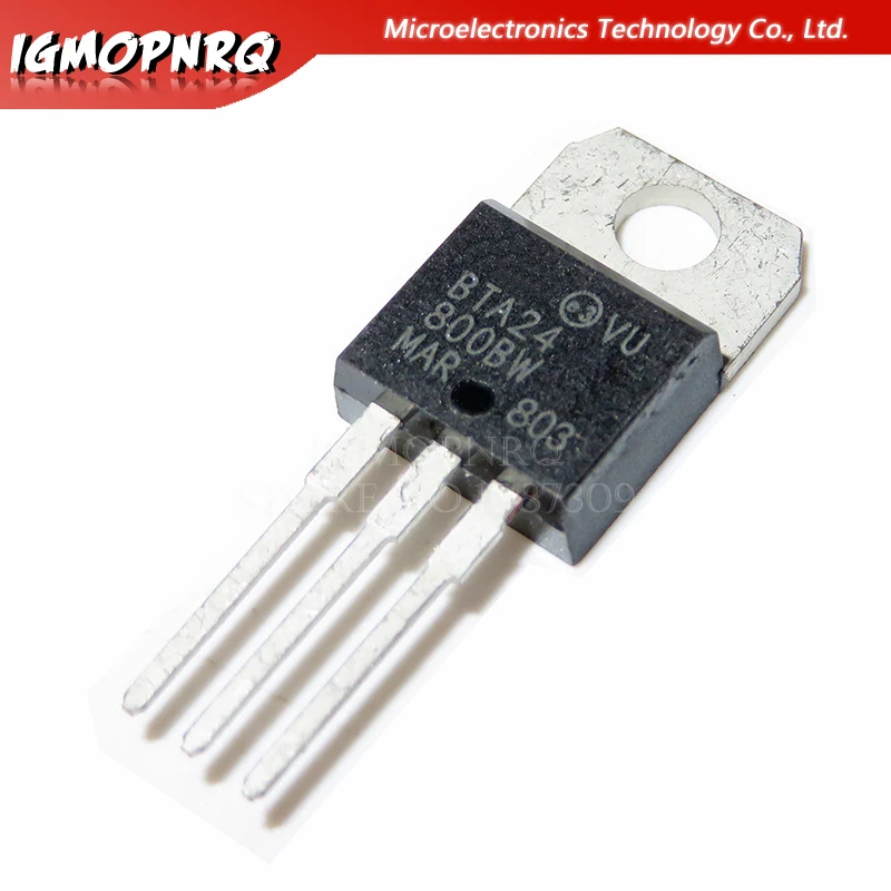 5 Pezzi BTA24-800BW TRIAC 25A TO-220 – Nuovi, Componenti Elettronici