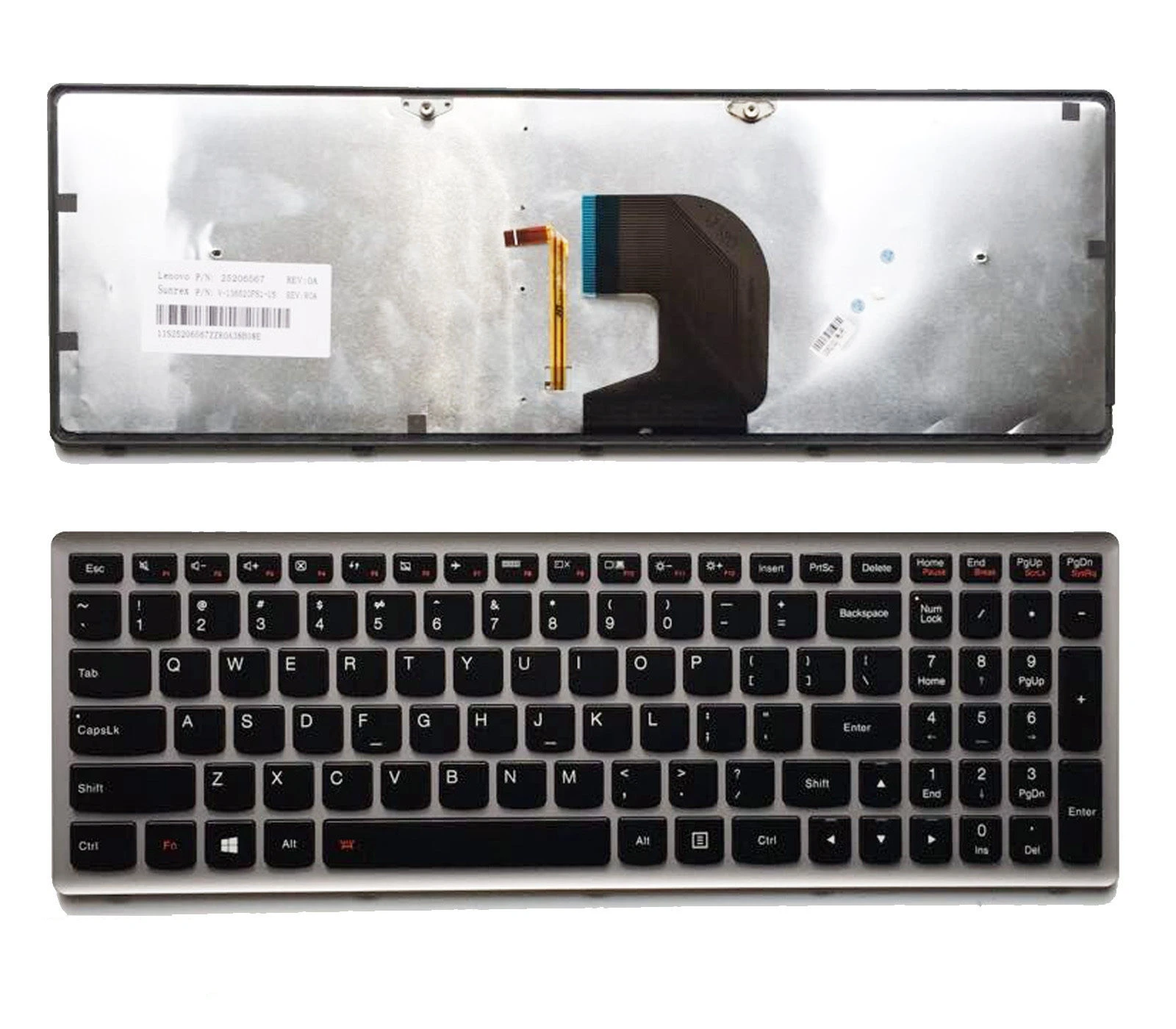 Новая клавиатура для ноутбука Lenovo Ideapad Z500 Z500A Z500G P500 US с подсветкой | Компьютеры и