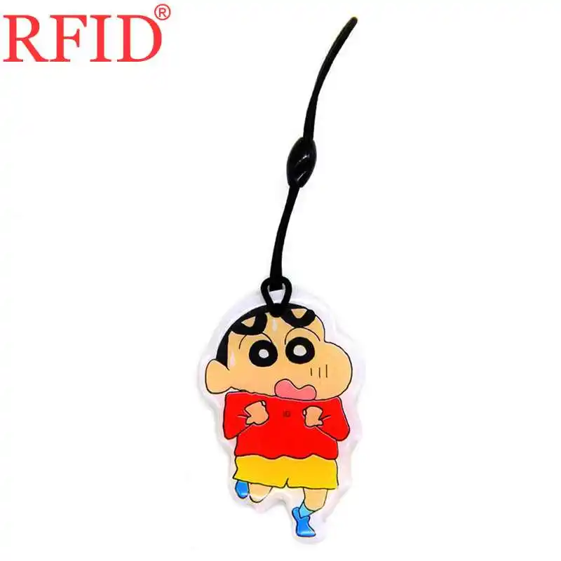 1pcs Random Color ID 125 кГц EM4305 EM4205 перезаписываемый брелок для ключей Брелоки метки-маркеры RFID значок мультфильм водонепроницаемый брелок карта контроля доступа 1 шт - Цвет: 1pcs Random Color
