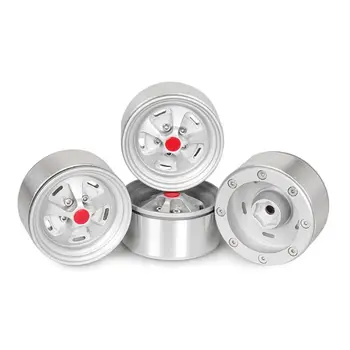 

4Pcs Metal1.9 inch Wheels Rims for 1/10 RC Crawler Axial SCX10 II 90046 TRX-4 D90 RC Car Spare Parts