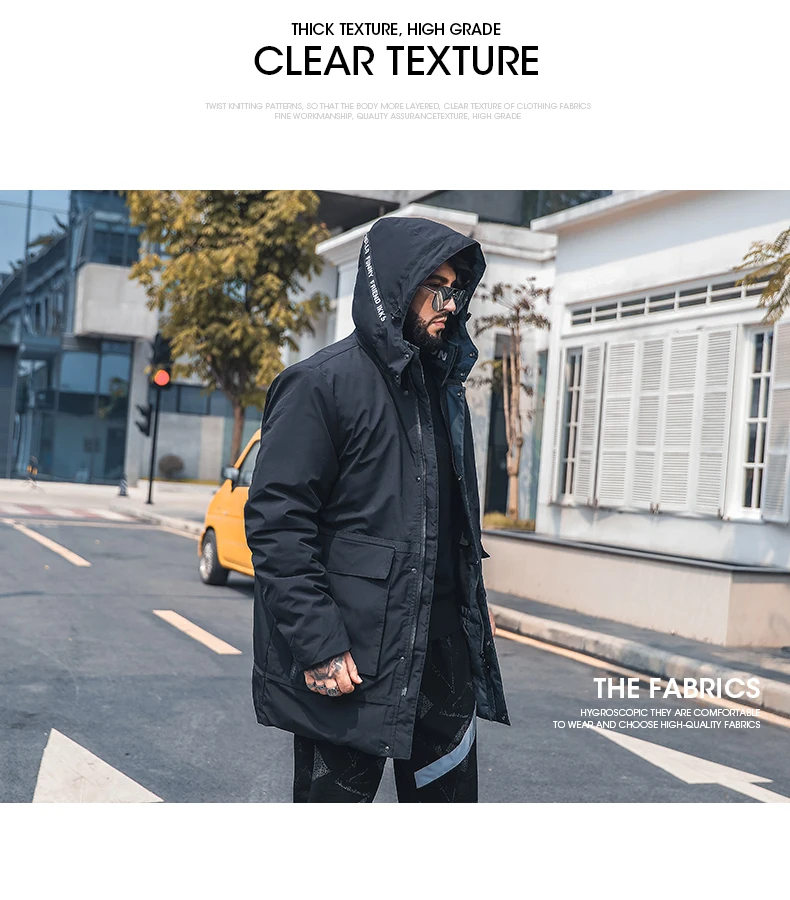 FAXIKA Big yards men's printed men more cotton-padded jacket, new fertilizer increase fat coat