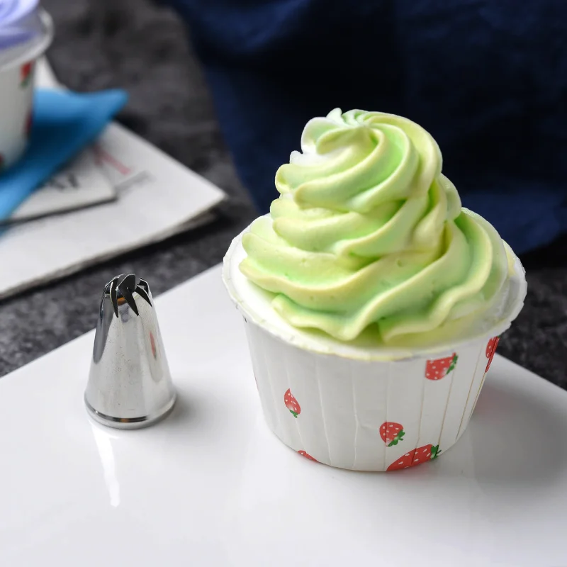 1pc Bakerdream украшение торта фонданта кекс глазурь кондитерский инструмент трубопровод Насадки Советы мульти-открытие украшение наконечник для травы волос мех - Цвет: 1pc