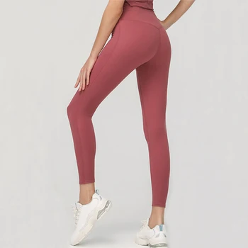

Fitness High Waist Leggings Abdomen Control Fitness Clothes Sports Running Tights Yoga Pants Hip Training Pants