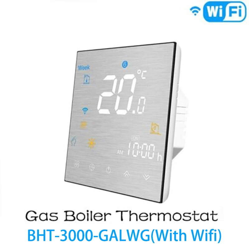 WIFI 3Speed Fan Coil Temperature Controller Programmable Touch Screen Thermostat Easy To Operate And Install |