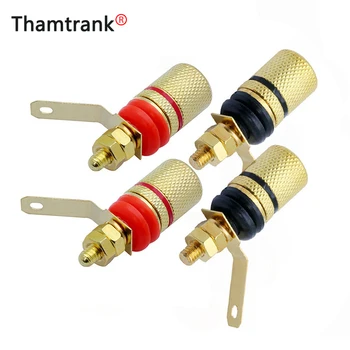 

10pcs/lot Speaker Banana Plug Jack Terminals Sound Insulation Anti-impact Amplifier Binding Post Banana Speaker Terminals