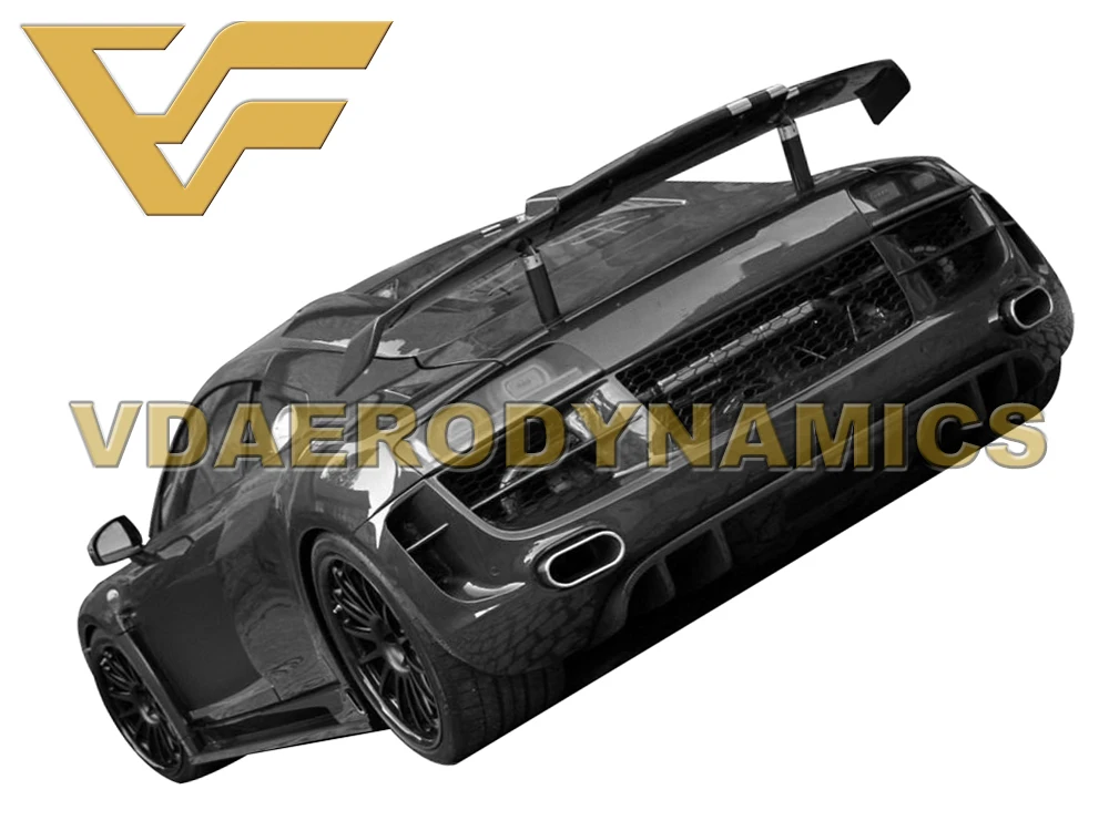 Подходит для 07-12 R8 V8 V10 VAD-P FRP или половина углерода полный комплект тела Передний Задний бампер боковые юбки капот совок крыло вспышка