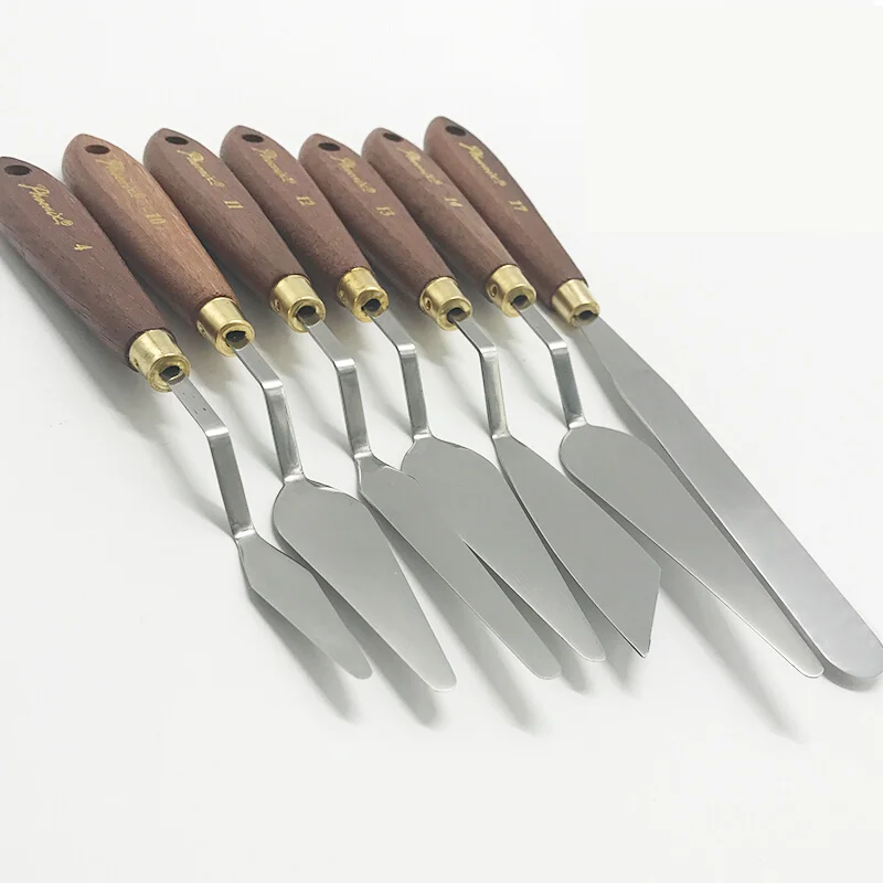 Professional Spatula Palette Knife, Painting Mixing Scraper Set, For Artist Oil Painting Tools, Knife Blade, painting scraper