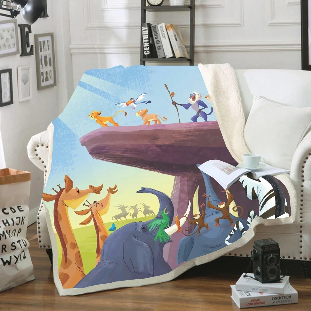 Рисунок 6 - Плюшевое одеяло Disney Blue Симба Король Лев and Nala