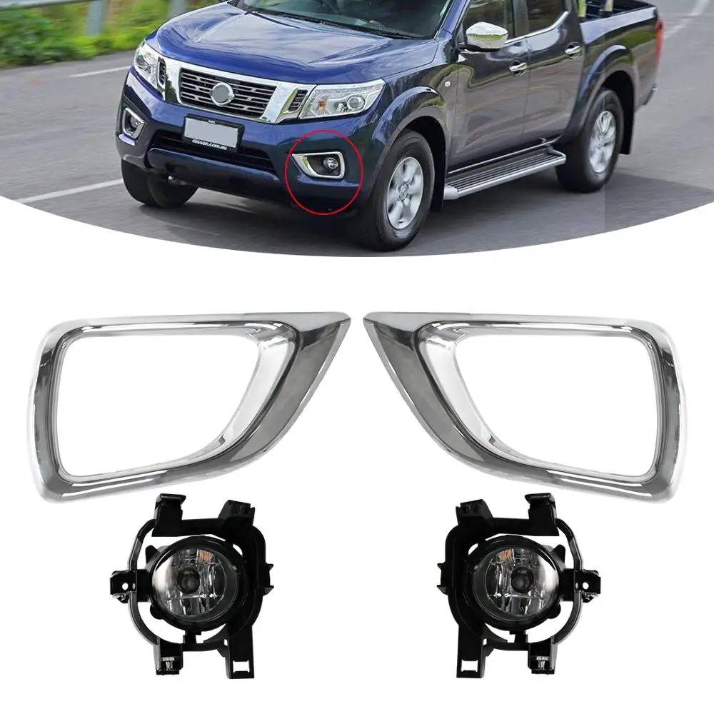 Magic ColorM 1 комплект автомобильных хромированных противотуманных фар для Nissan Navara 2014