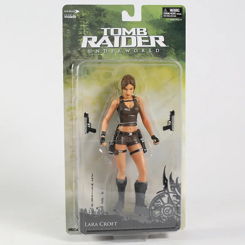 Экшн фигурка NECA Tomb Raider Underworld Лара Крофт из ПВХ 7 дюймов 18 см|action figure|pvc action figurelara croft