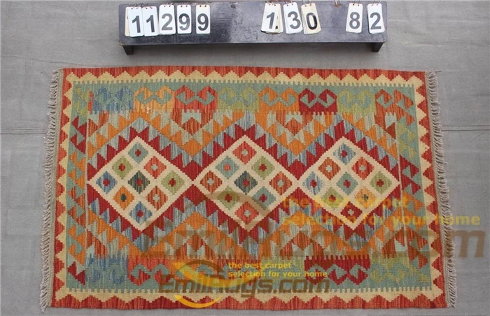 kilim carpet wool Wool Woven Big For Living Room Geometric Bohemian Wool Knitting