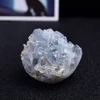 1PC Madagascar Natural Celestite Mineral Healing Crystal Cluster Sky Blue Irregular Gem Stone Specimen Home Decor Quartz ► Photo 2/6